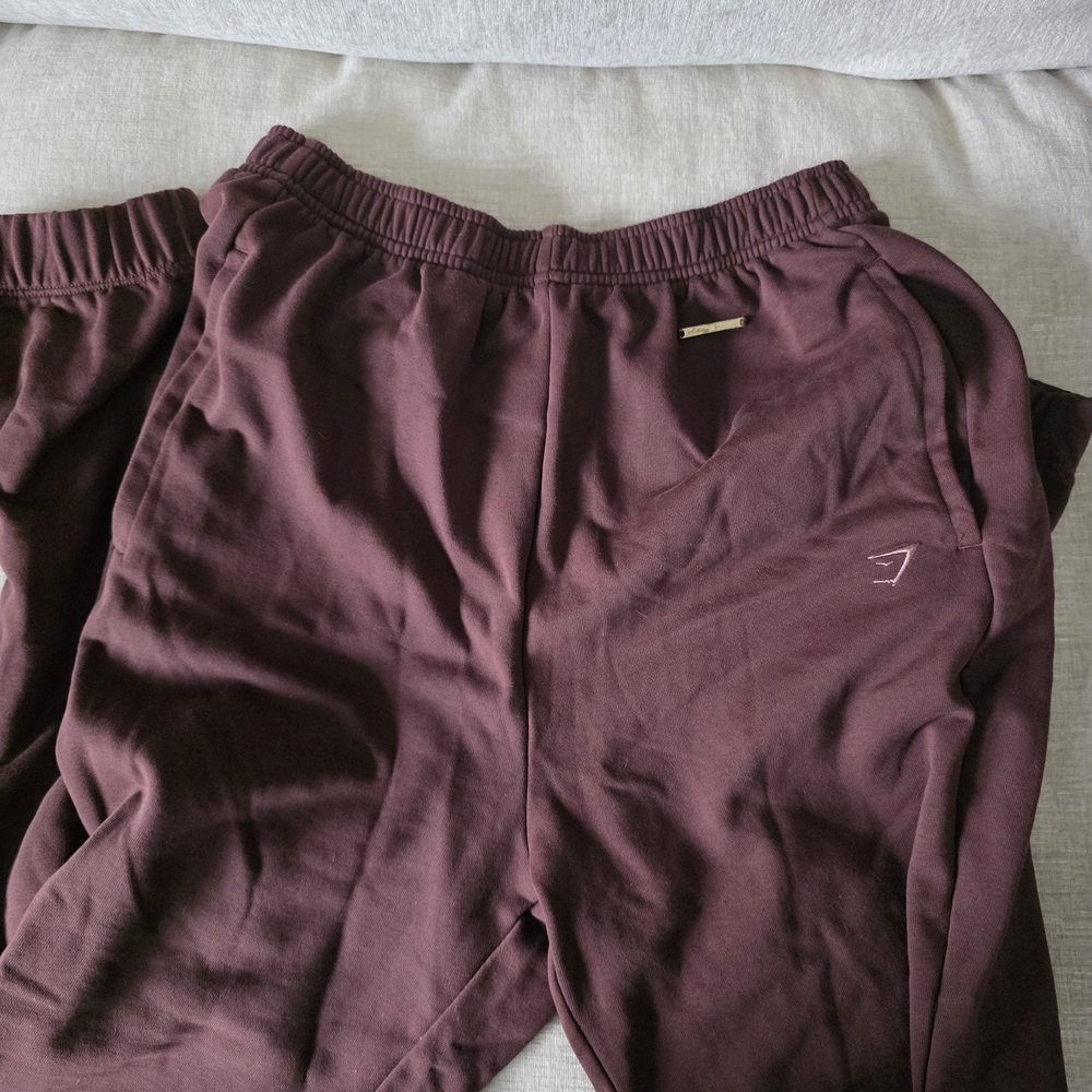 Whitney x Gymshark Brown Joggers